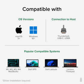 Plugable dock featuring Gigabit Ethernet for wired networking