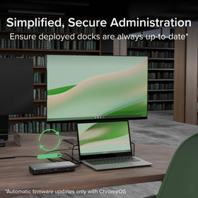 Plugable dock supports ChromeOS and Windows compatibility for classrooms and offices