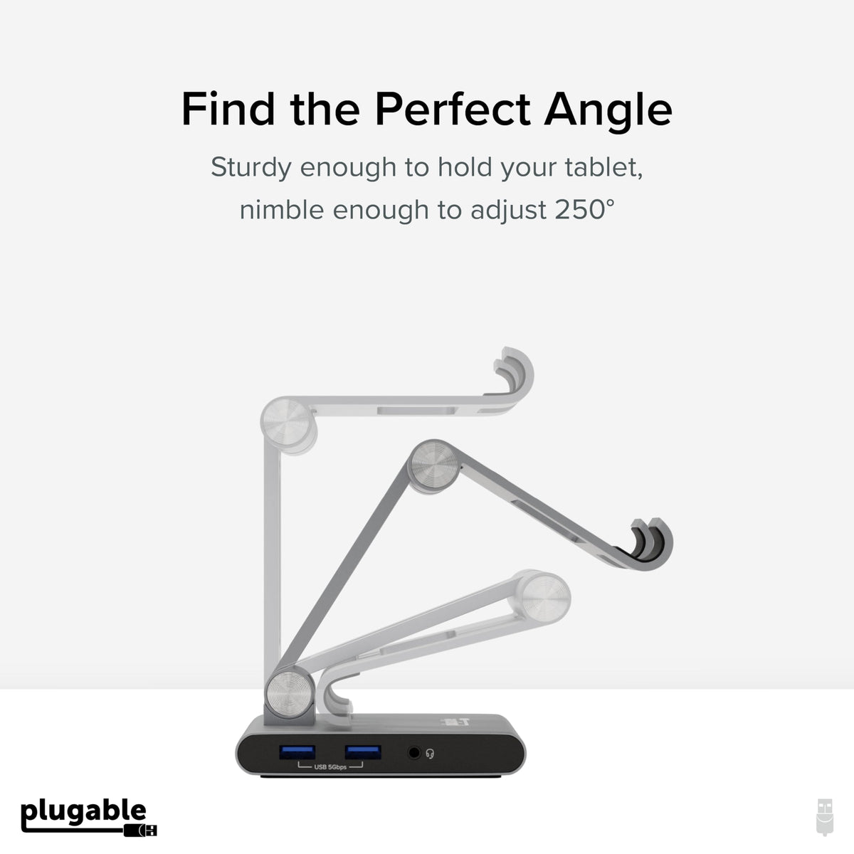 Plugable hub works with Windows, iPadOS, and USB-C devices