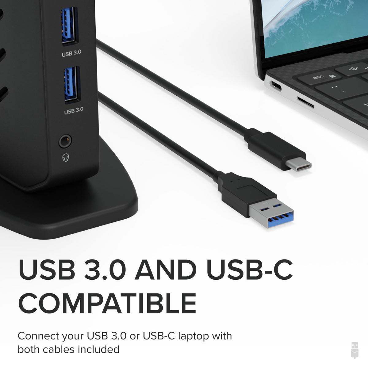 Plugable DisplayLink dock works with Windows and ChromeOS for easy setup