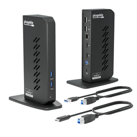 Plugable UD-3900Z dual HDMI dock enables dual-monitor workspace for productivity