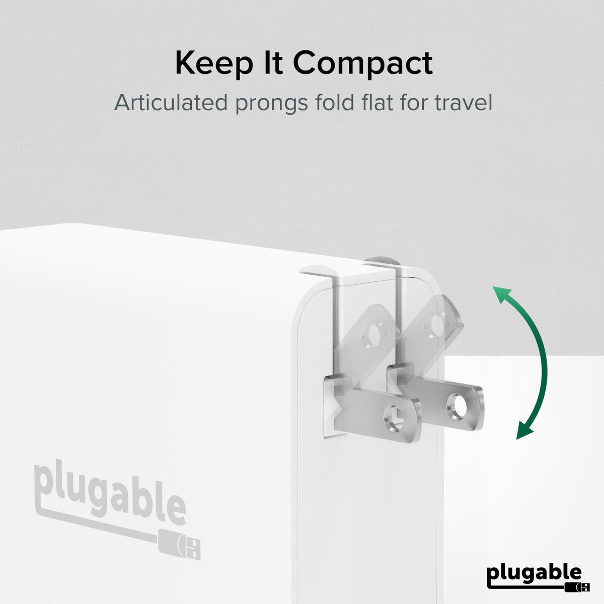 Plugable charger with 2-year warranty and reliable support
