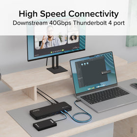 Plugable TBT4-UD5 100W PD delivers laptop charging while docked