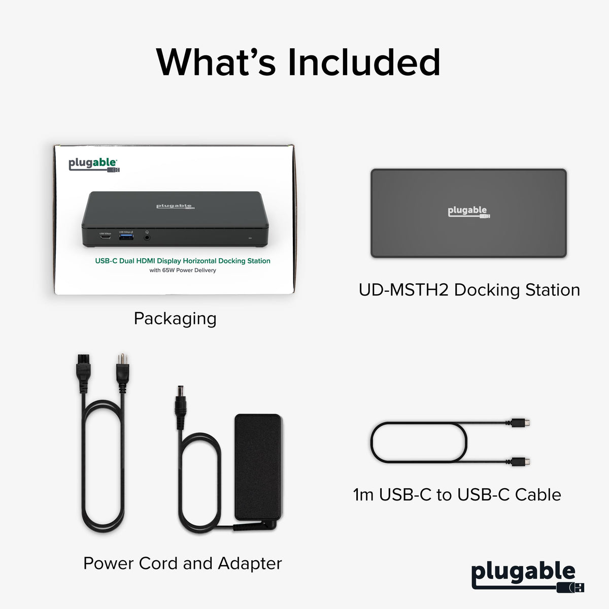 Plugable UD-MSTH2 driverless plug-and-play setup for easy use