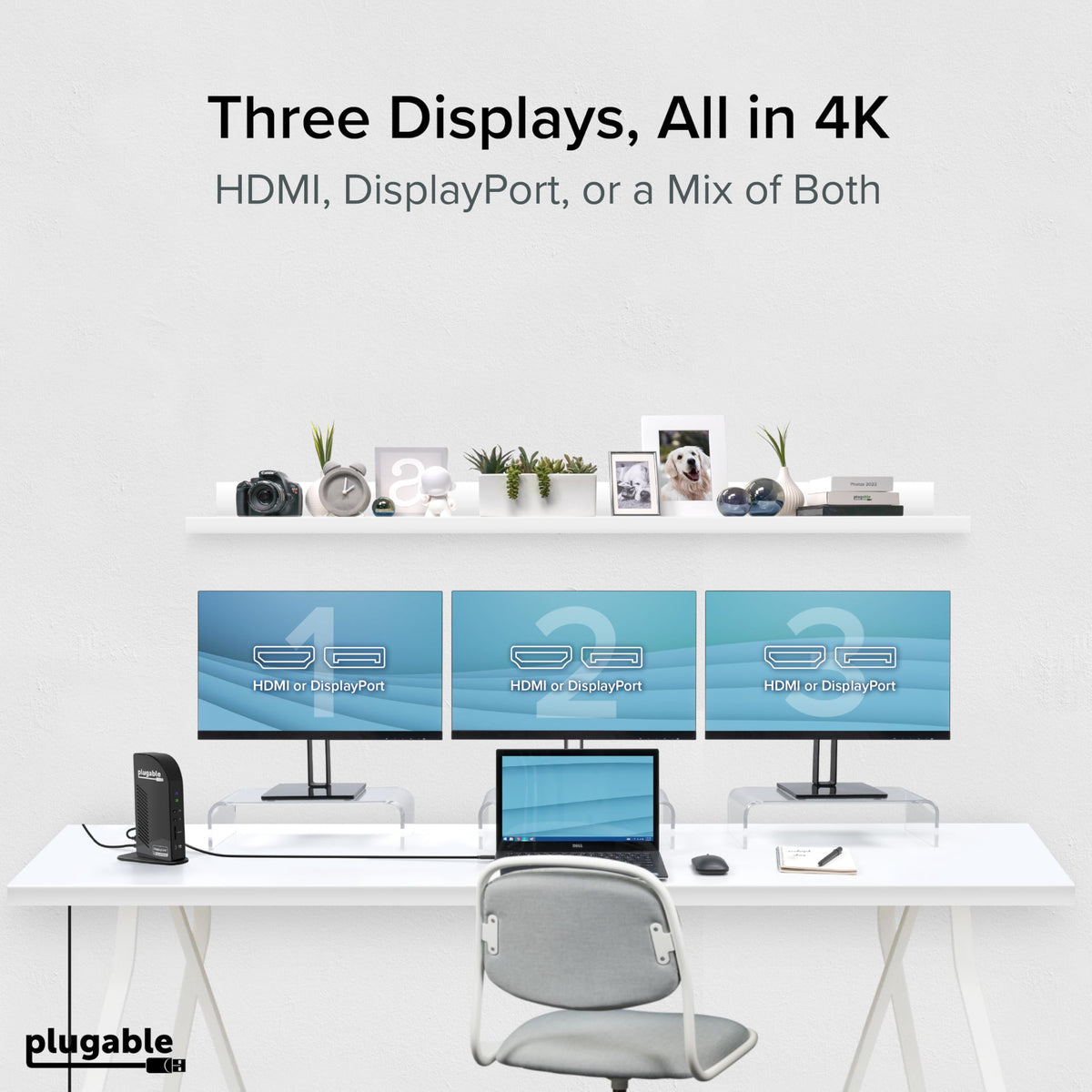 Plugable UD-ULTC4K delivers up to 100W power for laptop charging