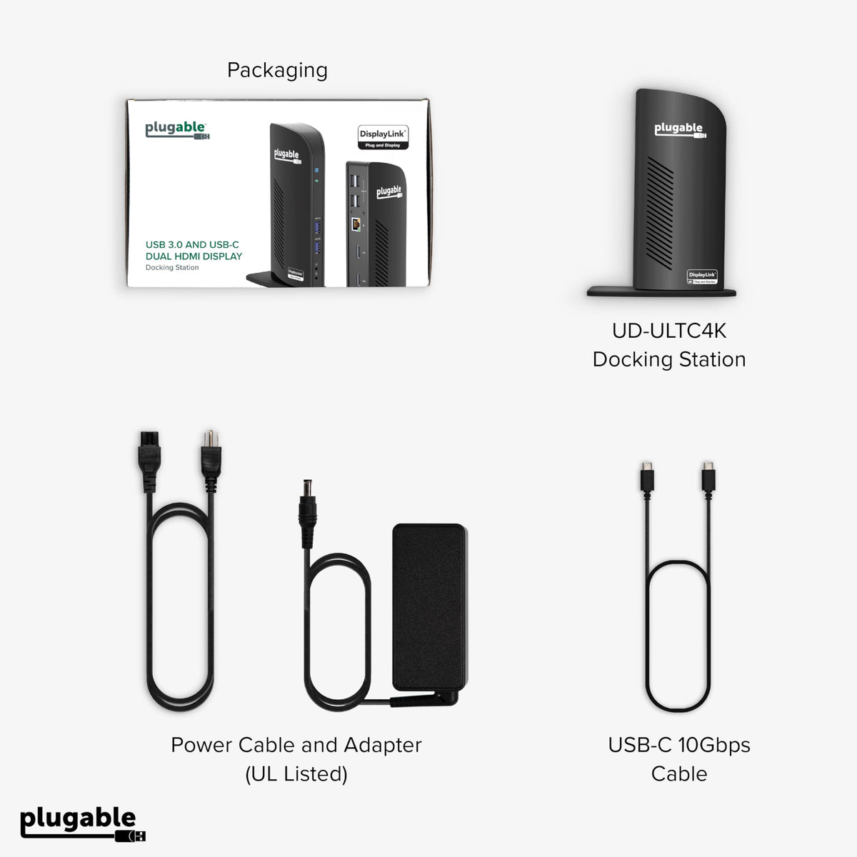 Plugable UD-ULTC4K requires DisplayLink drivers for full compatibility