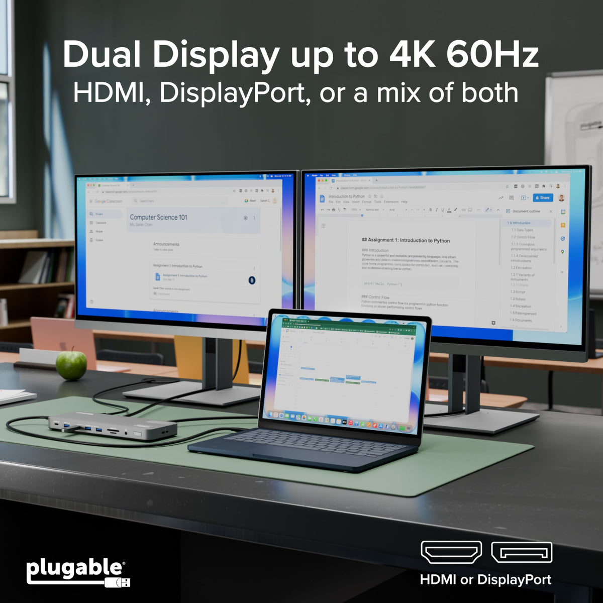 Plugable UD-6950PDH USB 3.0 ports expand peripherals for faster workflows