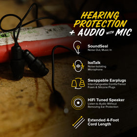 Noise Isolating Microphone on Guardian Plus for clearer calls in noise
