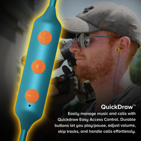 Worker wearing Plugfones on job site, brand protection and connectivity