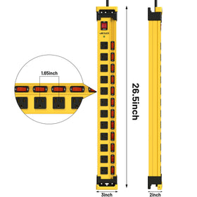 Plug'n heavy-duty metal housing conveys durability for shop environments.