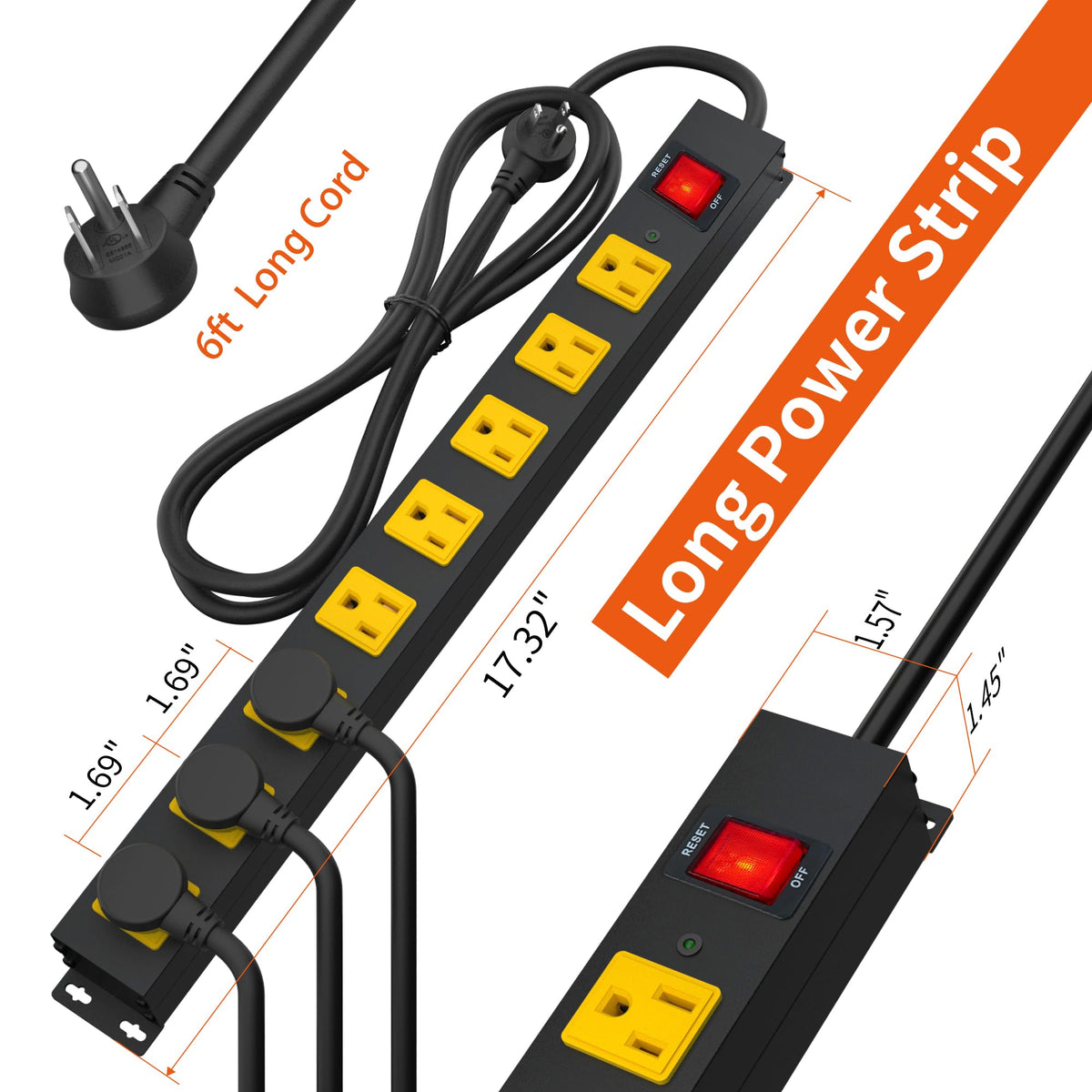 Plug'n powering multiple devices on a home office desk for tidy cable management benefit