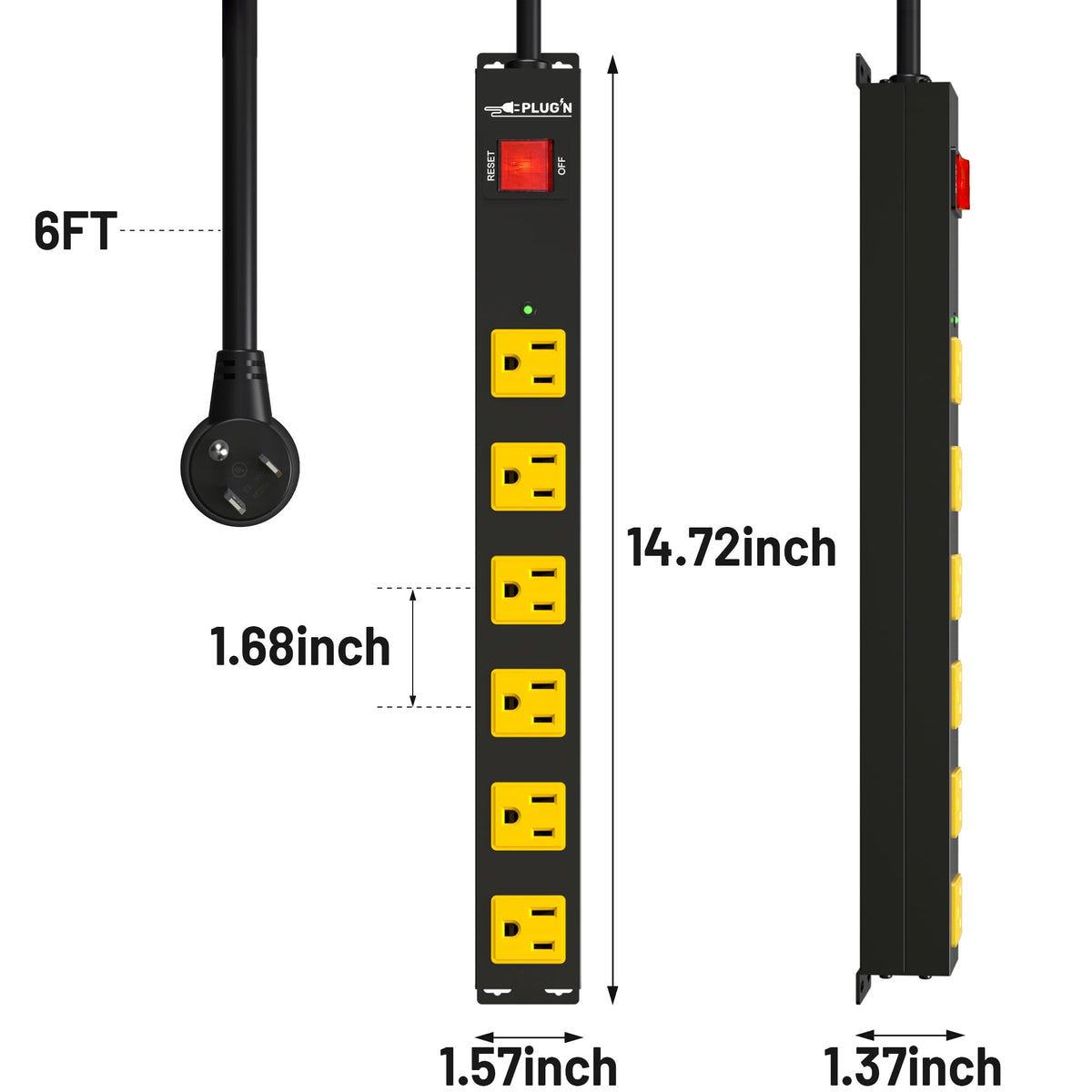 Plug'n retail box with included screws and instructions, ready-to-install convenience benefit