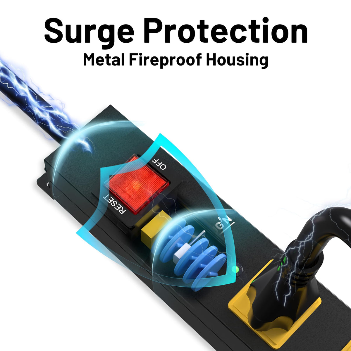 Plug'n wall-mount design helps keep workspaces organized and cables off the floor.