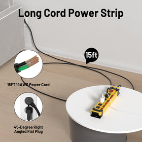 Plug'n wide-spaced outlets accepting large adapters without blocking neighbors