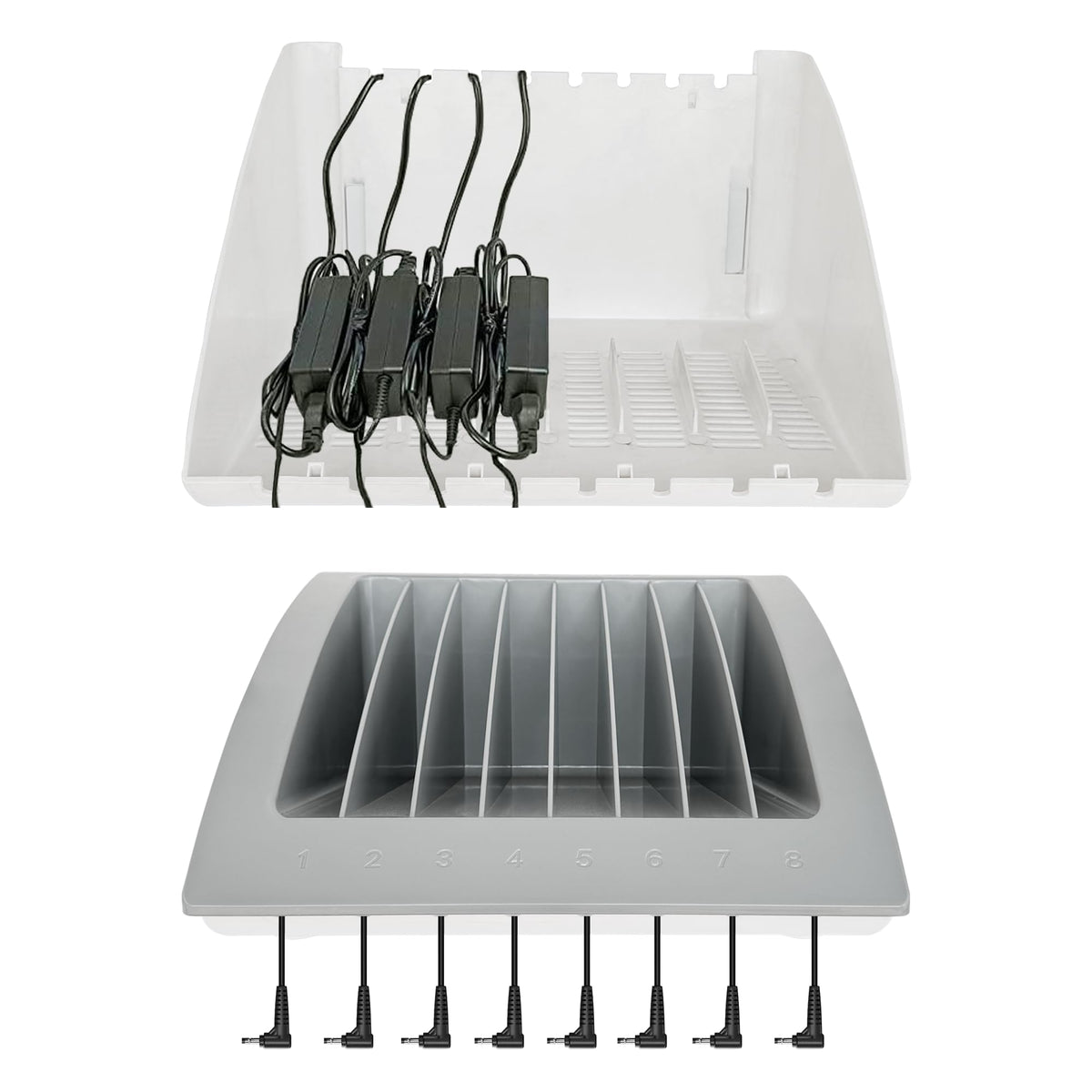 Plugsharge fits devices up to 15.6 inches for versatile charging.