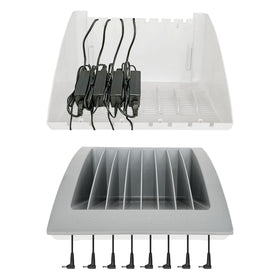Plugsharge fits devices up to 15.6 inches for versatile charging.
