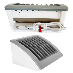 Plugsharge fully assembled unit ready for immediate deployment in classrooms or libraries.