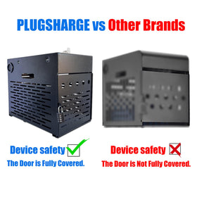 Plugsharge compact design maximizes storage without clutter.