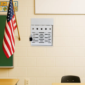 Plugsharge lockable steel door ensures secure access to shared devices.