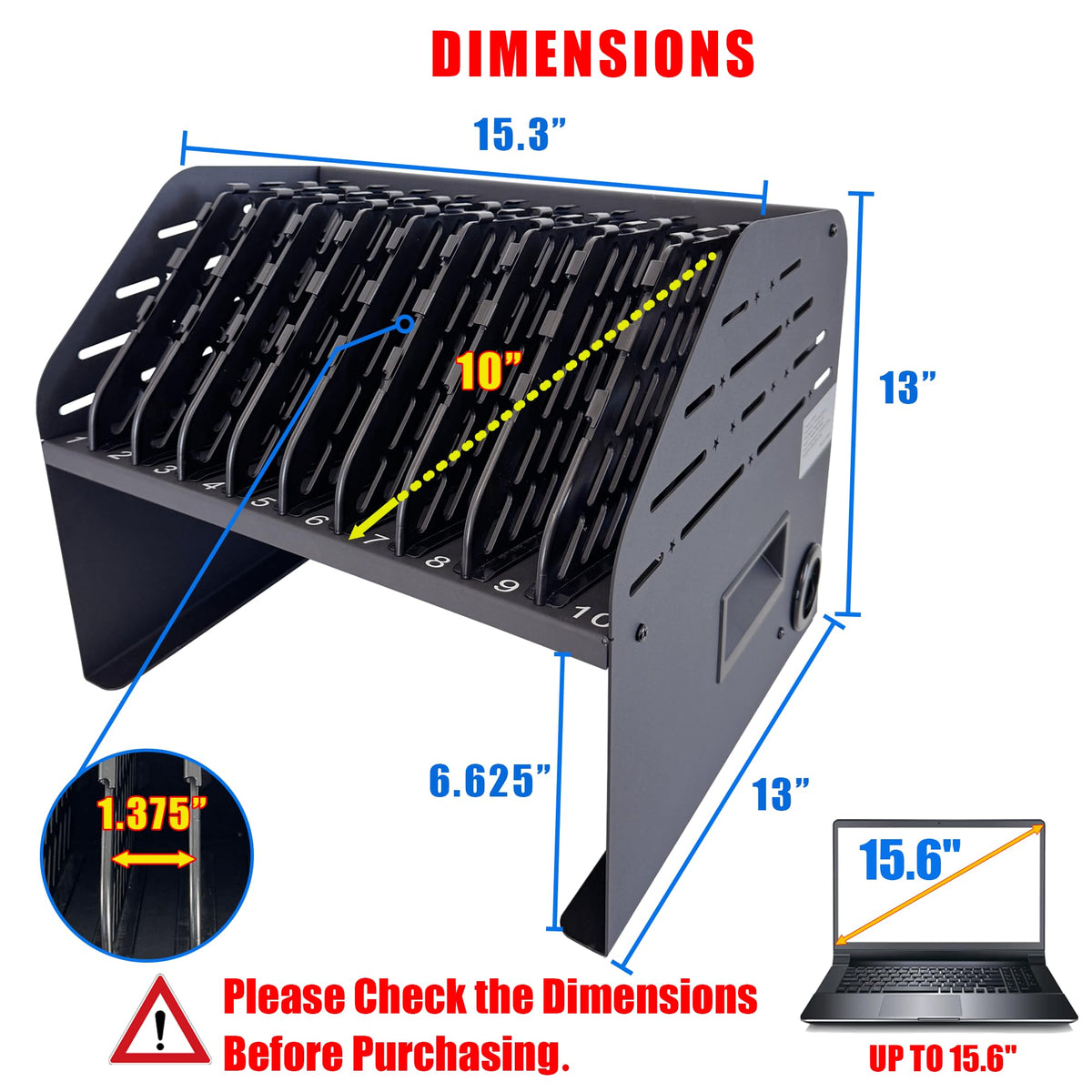 Plugsharge open rack design enables easy access to devices.