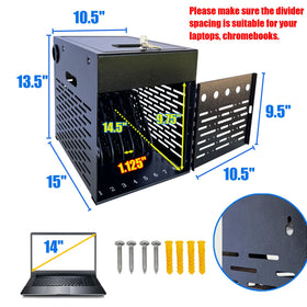 Plugsharge ventilated side panels improve airflow during multi-device charging.