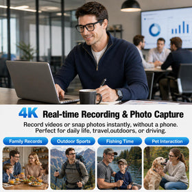 Plunthorn AI Smart Glasses translate in real time for smoother conversations abroad.