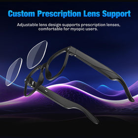 Plunthorn Smart App control simplifies setup and file management on connected glasses.