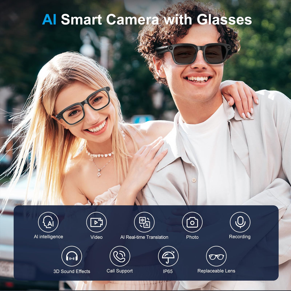 Plunthorn AI Smart Glasses take high-resolution photos on the go