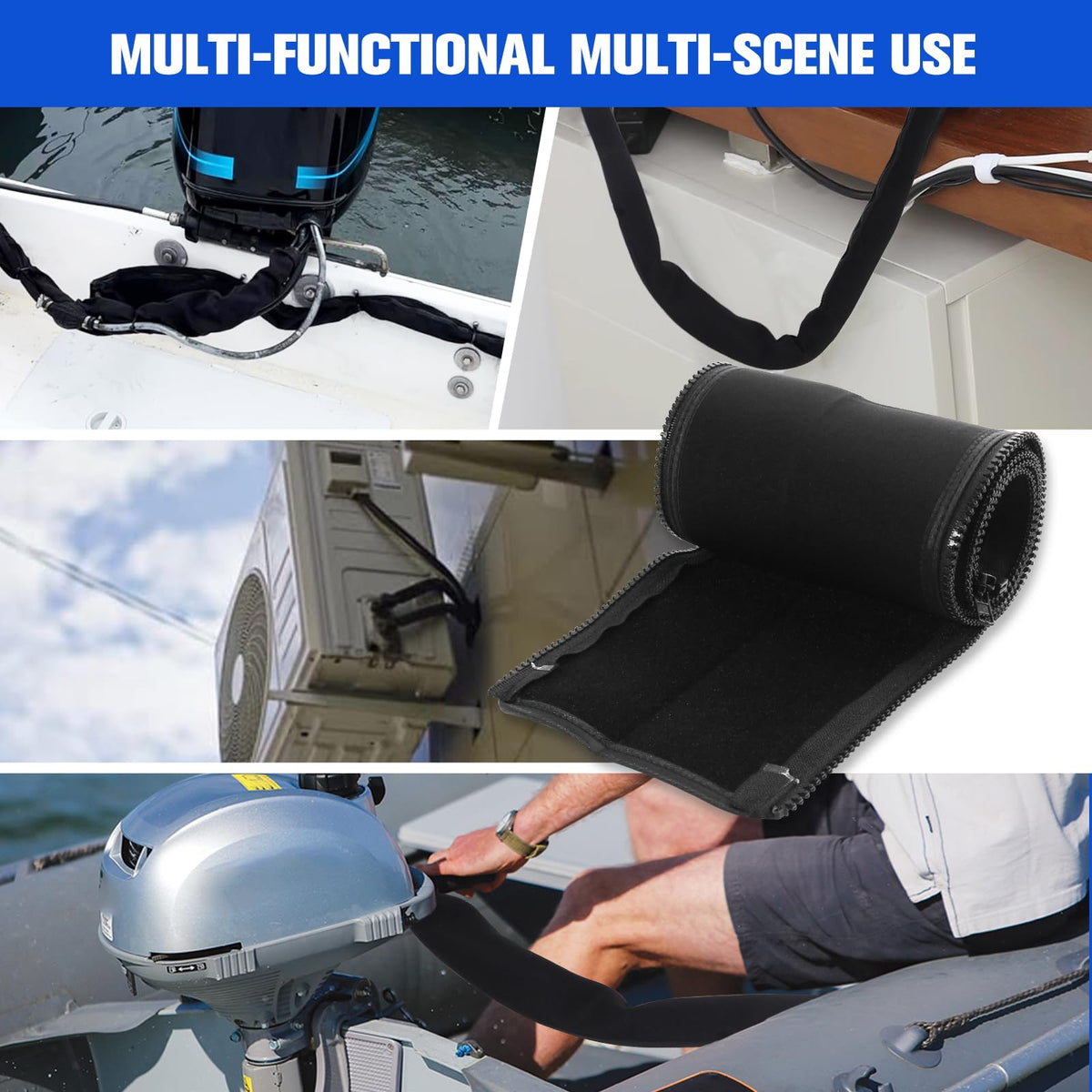 PLUSUTV before and after deck showing organized cables and improved safety
