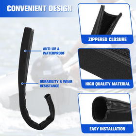 PLUSUTV sleeve trimmed to custom length for precise cable runs