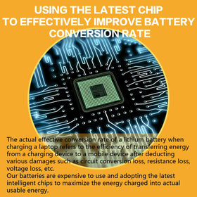 PlxMxr battery chip technology inside conveys efficient energy conversion.