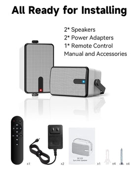 Plyee Audio MZ-632 power adapters included for setup