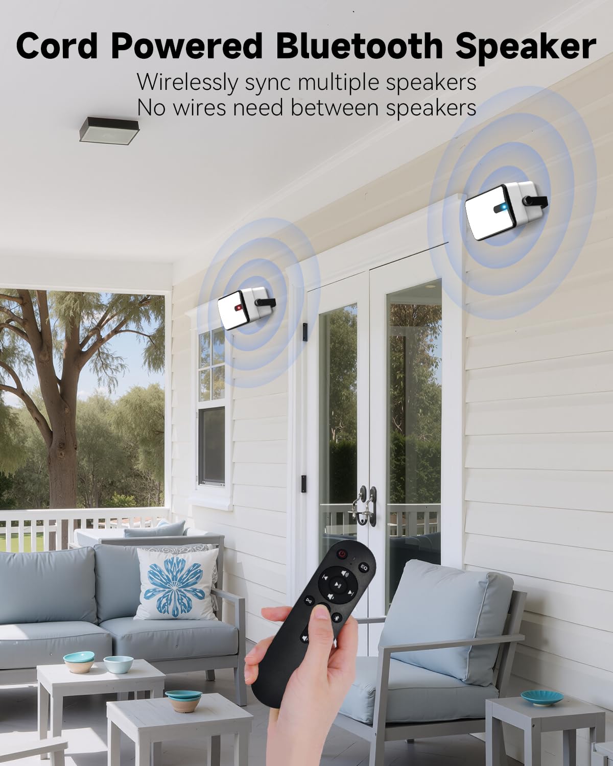 Plyee Audio MZ-632 side view showing wall-mount readiness