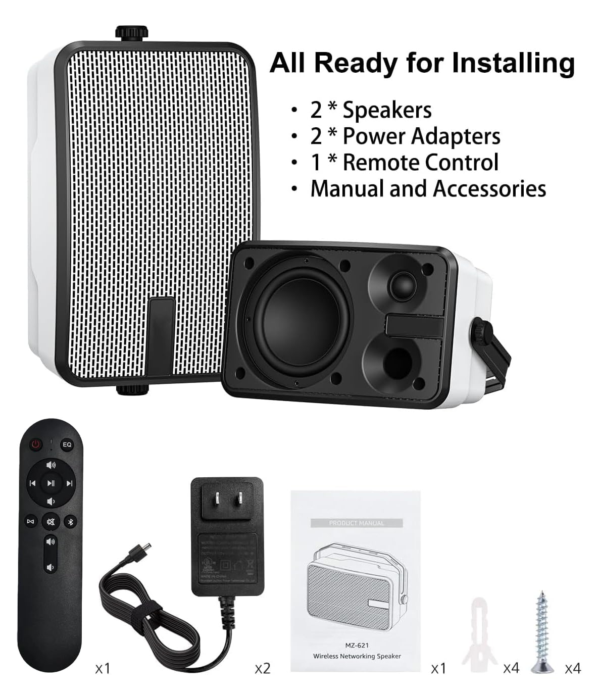 Plyee Audio speakers on patio in use illustrating reliable outdoor sound coverage