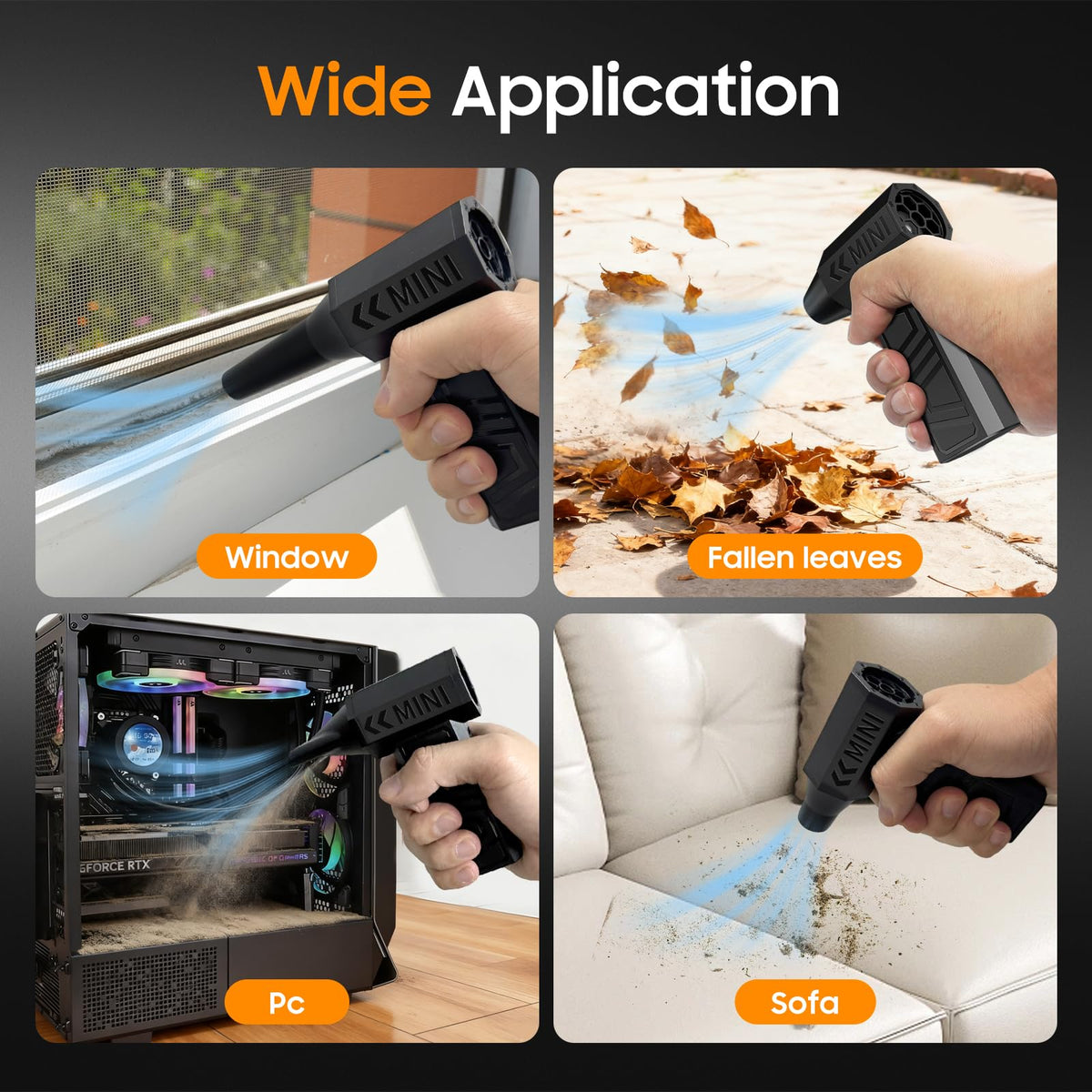 Plynexis five-nozzle set with noise reduction for quieter operation