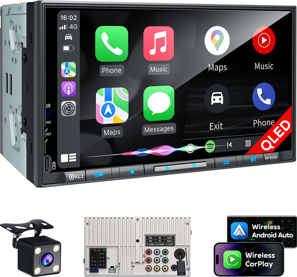 PLZ 7-inch DIN car stereo head unit for upgraded in-car entertainment