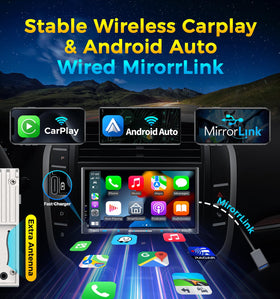 PLZ Apple CarPlay wireless interface for hands-free calling and music