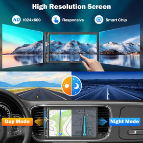 PLZ Backup camera input for safer parking and reversing.