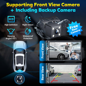PLZ 7-inch IPS touchscreen display with crisp visuals for maps and media.
