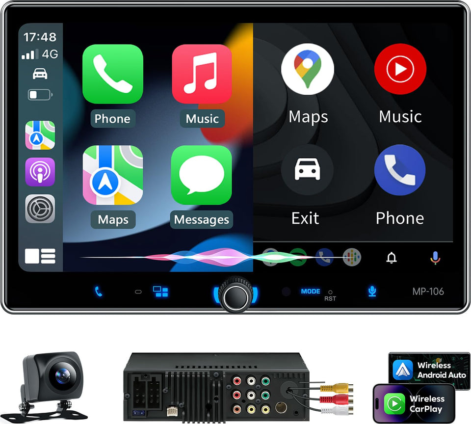 PLZ 10.1-inch touchscreen display for clear navigation and media viewing.