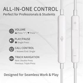 PNBLAECE Lightning earbuds with ergonomic design for secure, comfortable fit.