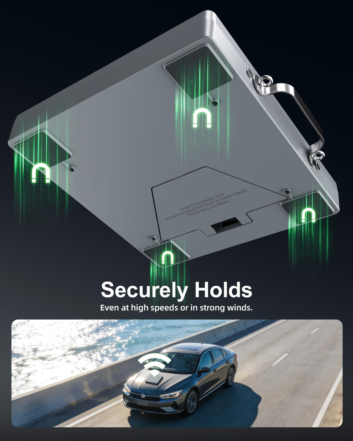 PnTnFly roof mount setup on vehicle demonstrating stable installation