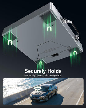 PnTnFly roof mount setup on vehicle demonstrating stable installation