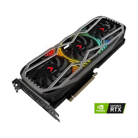 PNY RTX 3090 triple fan cooling system designed for quiet operation