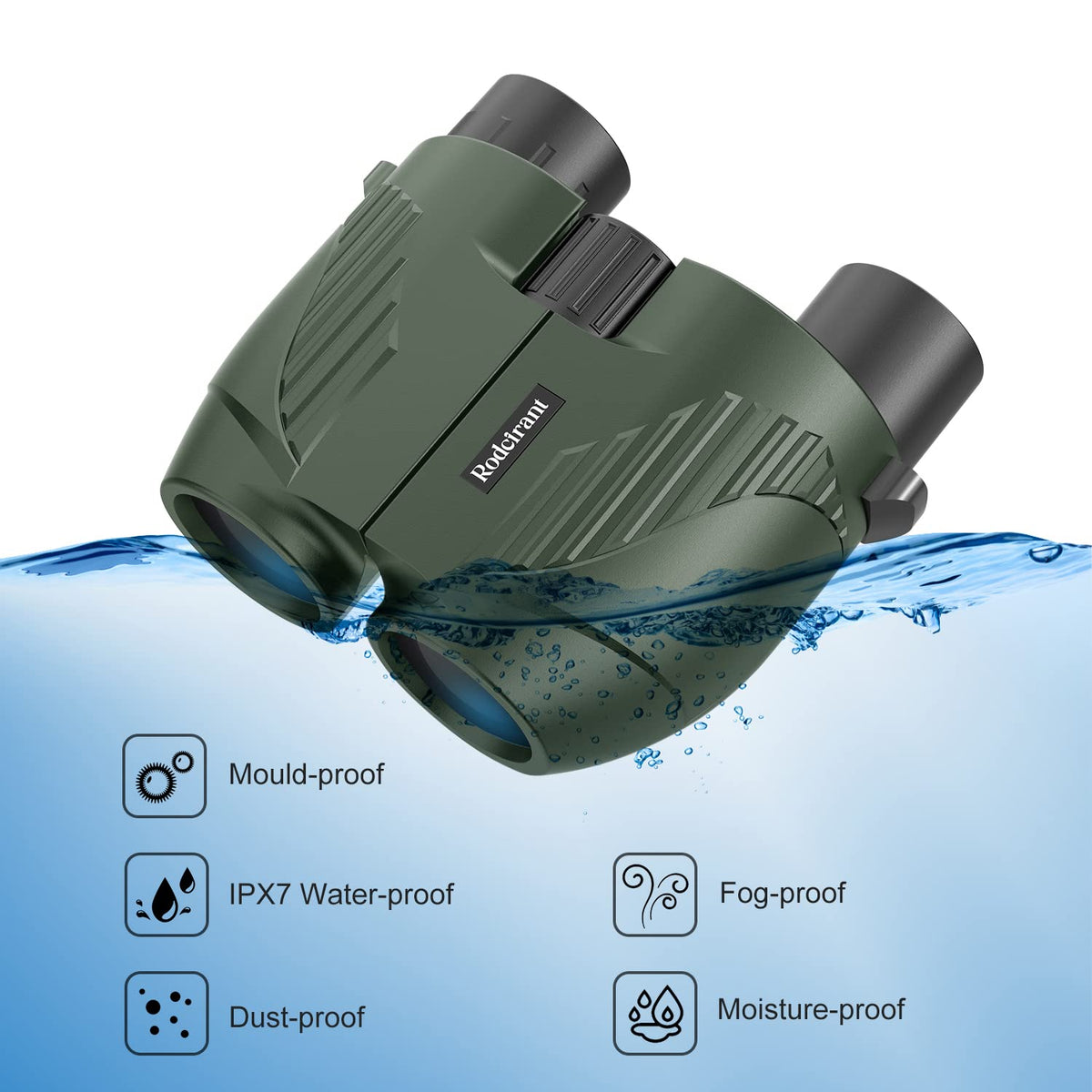 Poazork folded compact profile illustrating pocket-sized portability and convenient storage