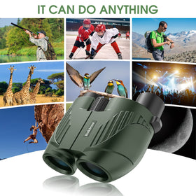 Poazork with water droplets on casing demonstrating waterproof and fog-proof outdoor durability