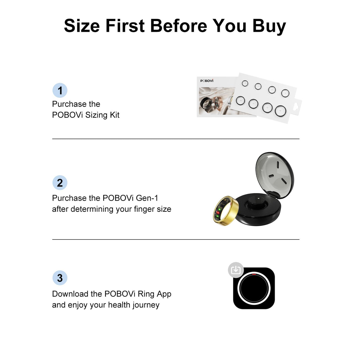 POBOVi Smart Ring heart rate monitoring during workouts for real-time awareness