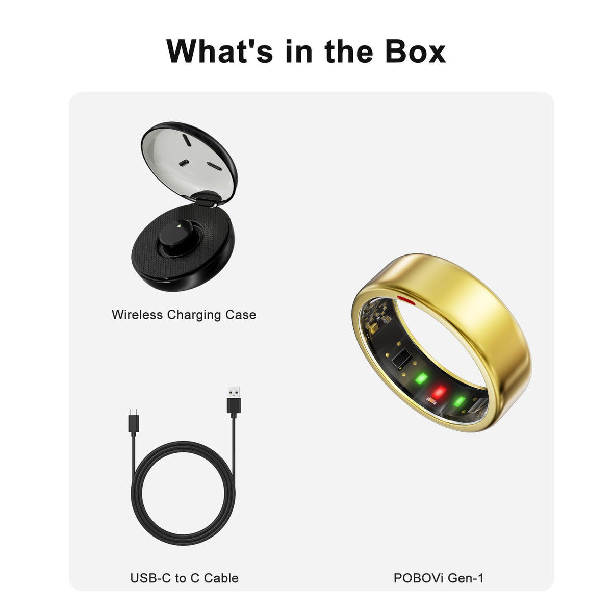 POBOVi Smart Ring waterproof design for pool and rain-ready wear