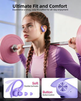 PocBuds 13mm driver and textured finish highlighting enhanced audio