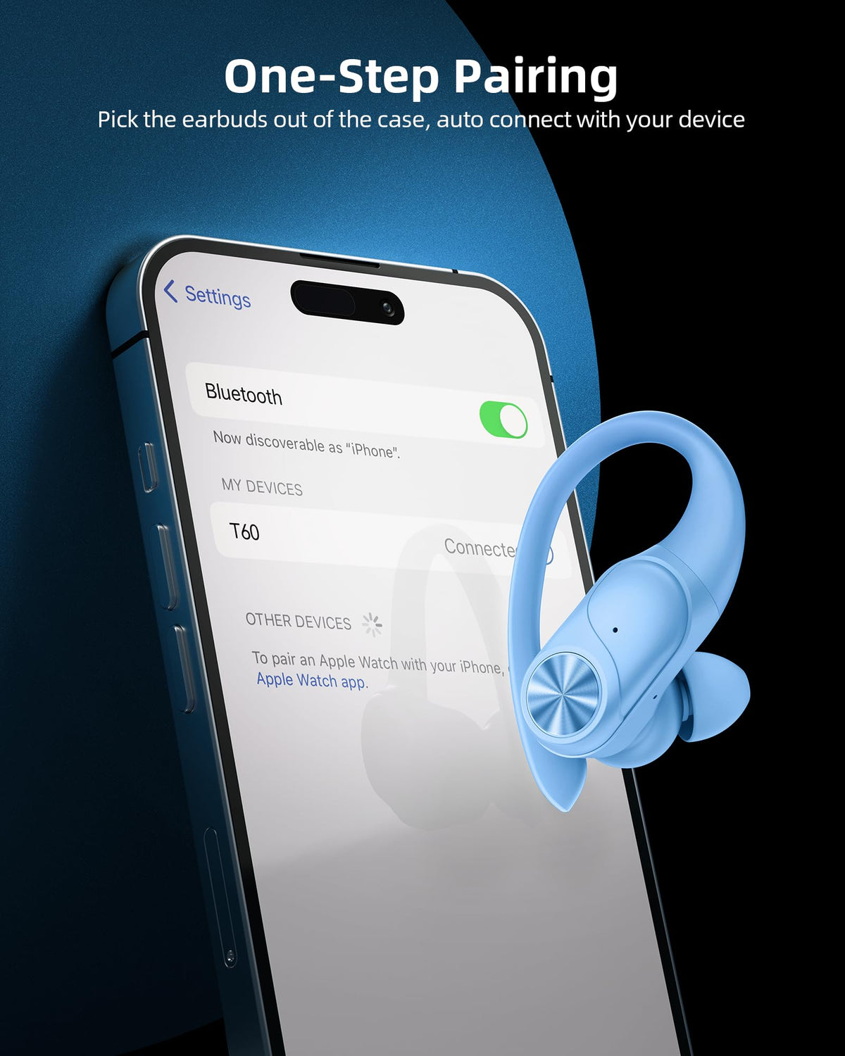 PocBuds earbuds in hand showing size and portability for travel